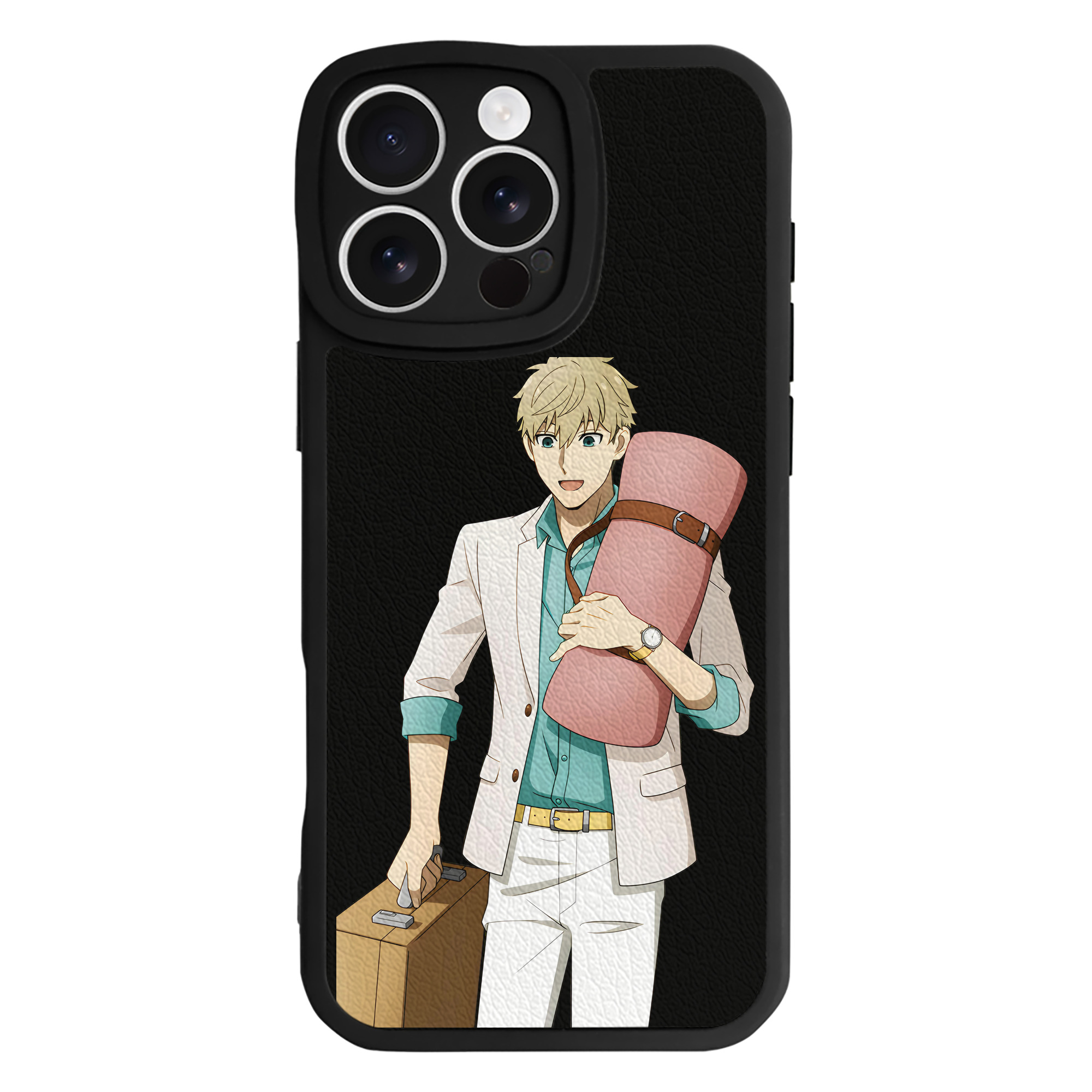 （画像用） SPY×FAMILY间谍家家酒 【iPhone 16シリーズ対応】シリコンスマホケース（レザー調） 材質：シリコン